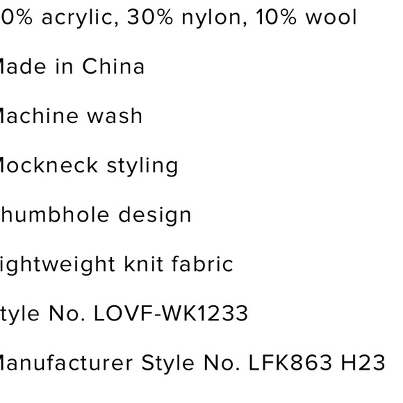 NWT lovers and friends wool blend sweater - Picture 3 of 6